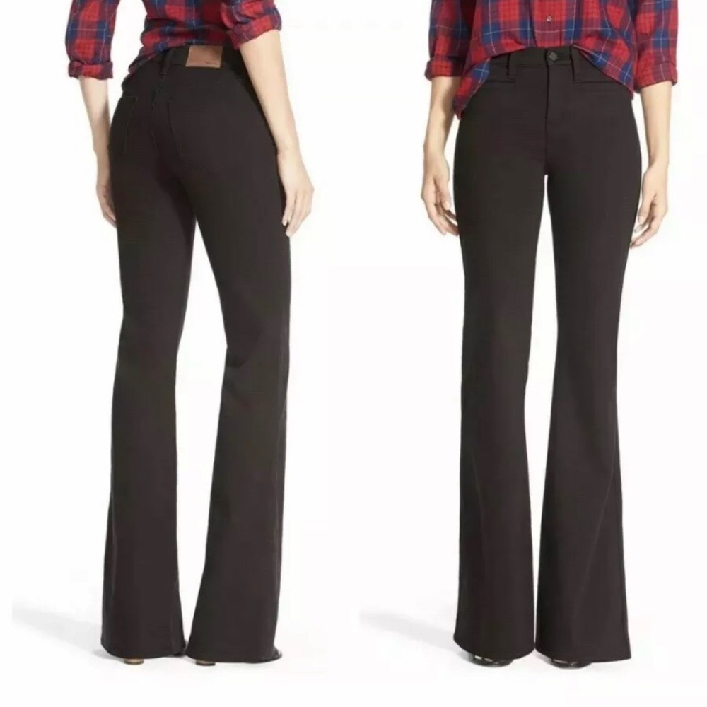 Madewell Black Flea Market Flare Jeans Size 24